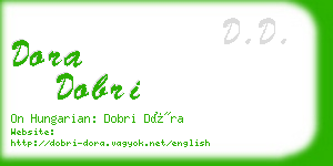 dora dobri business card